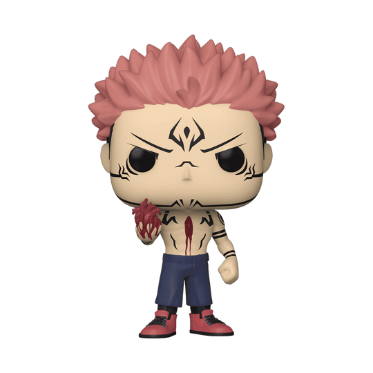 Ryomen Sukuna with Heart Funko Pop! #1118 Glow Chase Special Edition stock photo out-of-box from Jujutsu Kaisen