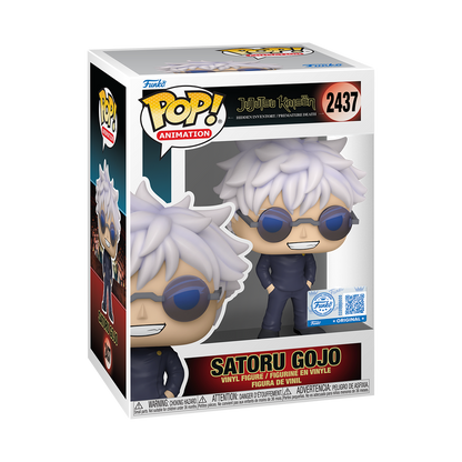 Young Satoru Gojo with Glasses Funko Pop! #2437 Exclusive stock photo in-box from Jujutsu Kaisen