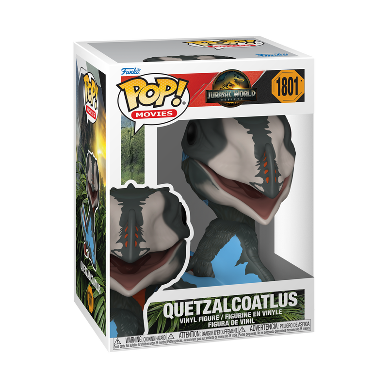 Quetzalcoatlus Funko Pop! #2801 stock photo in-box from Jurassic World Rebirth