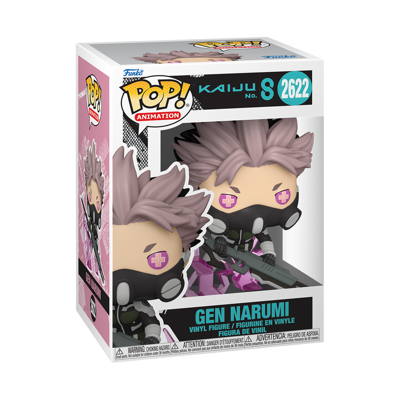 Gen Narumi Power Up Funko Pop! #2622 stock photo in-box from Kaiju No. 8