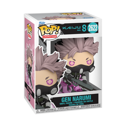 Gen Narumi Power Up Funko Pop! #2622 stock photo in-box from Kaiju No. 8