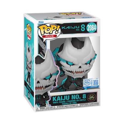 Kaiju No. 8 Funko Pop! #2084 Glow Chase stock photo in-box from Kaiju No. 8