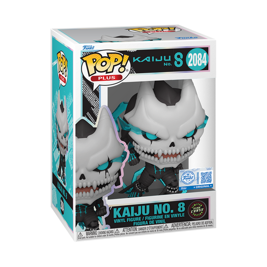 Kaiju No. 8 Funko Pop! #2084 Glow Chase stock photo in-box from Kaiju No. 8