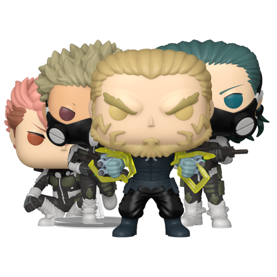 Kaiju No. 8 Wave 2 Funko Pop set with Iharu Furuhashi #2245 Haruichi Izumo #2246 and Aoi Kaguragi #2247 out of box