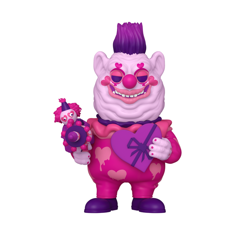 Fasto with Heart Box Valentine Funko Pop! #1423 Exclusive stock photo out-of-box from Killer Klowns from Outer Space