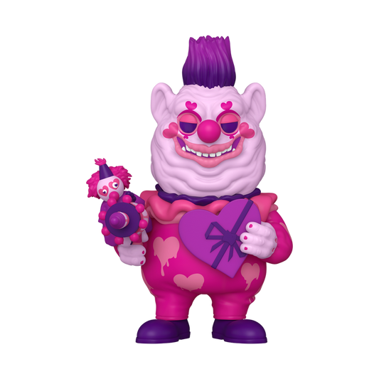 Fasto with Heart Box Valentine Funko Pop! #1423 Exclusive stock photo out-of-box from Killer Klowns from Outer Space