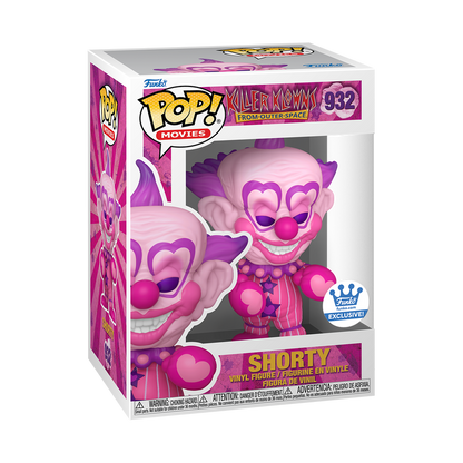 Shorty Valentine Funko Pop! #932 Exclusive stock photo in-box from Killer Klowns from Outer Space