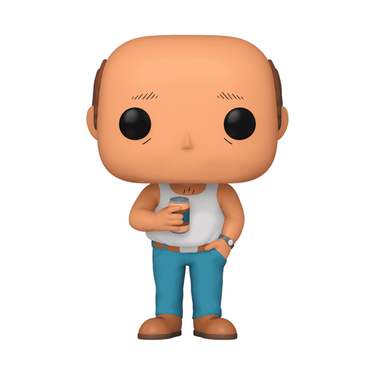 King of the Hill Bill Dauterive Funko Pop Figure Holding Beer Can