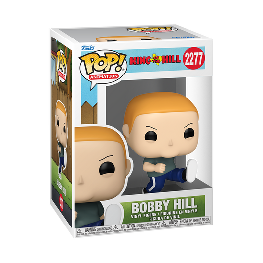 Bobby Hill Funko Pop! #2277 Kicking stock photo in-box King of the Hill