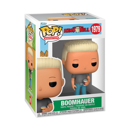 Boomhauer Funko Pop! #1979 stock photo in-box from King of the Hill