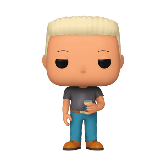 King of the Hill Boomhauer Funko Pop Figure Holding Beer Can