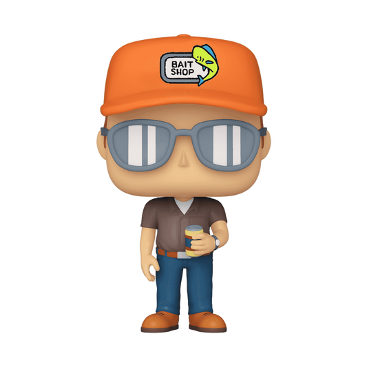 King of the Hill Dale Gribble Funko Pop Figure Holding Beer Can