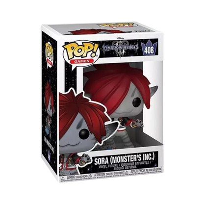Sora Monsters Inc Funko Pop! #408 stock photo in-box from Kingdom Hearts