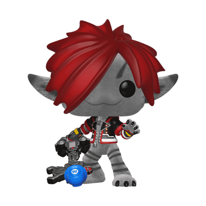 Sora Monsters Inc Funko Pop! #485 Flocked BoxLunch Exclusive stock photo out-of-box from Kingdom Hearts