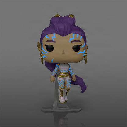 Rumi Funko Pop! #2430 What It Sounds Like Glow Chase stock photo out-of-box glow effect from KPop Demon Hunters