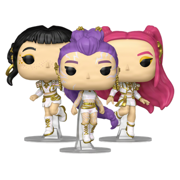 Zoey Rumi and Mira What It Sounds Like Funko Pop! #2429 #2430 #2431 stock photo out-of-box from KPop Demon Hunters