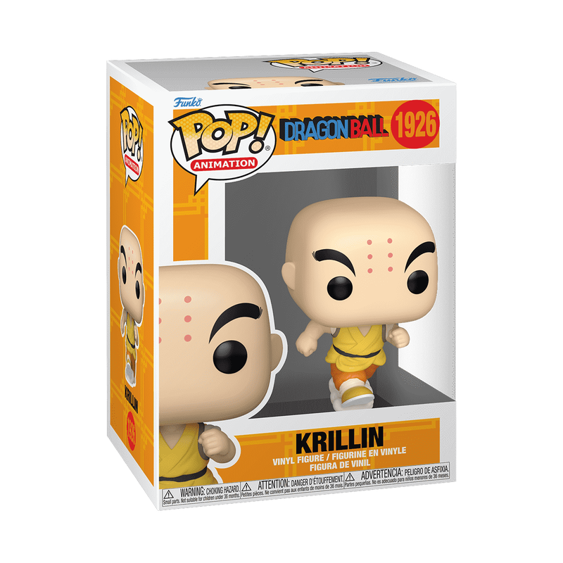 Krillin Dragonball Funko Pop Packaging