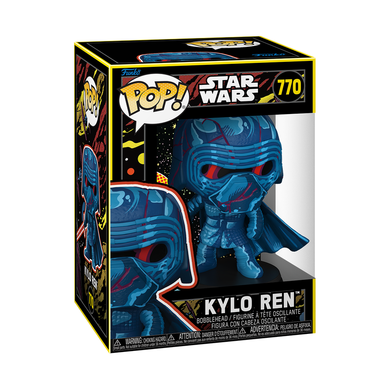 Kylo Ren Retro Star Wars Funko Pop Packaging
