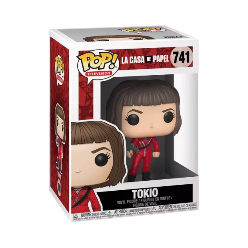 Tokio Funko Pop! #741 stock photo in-box from La Casa de Papel Money Heist