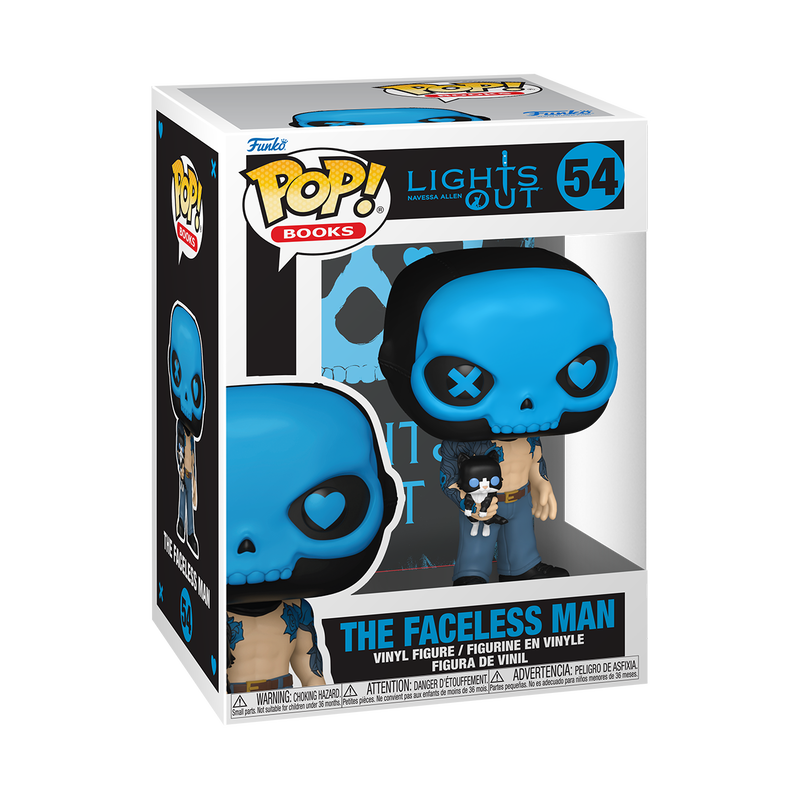 The Faceless Man Funko Pop! #54 stock photo in-box from Lights Out Into Darkness