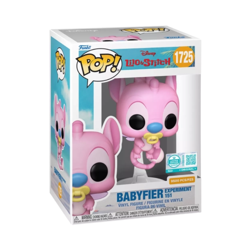Babyfier Experiment 151 Funko Pop! #1725 Supreme Limited Edition 9500 Pcs Hot Topic Exclusive stock photo in-box from Lilo & Stitch