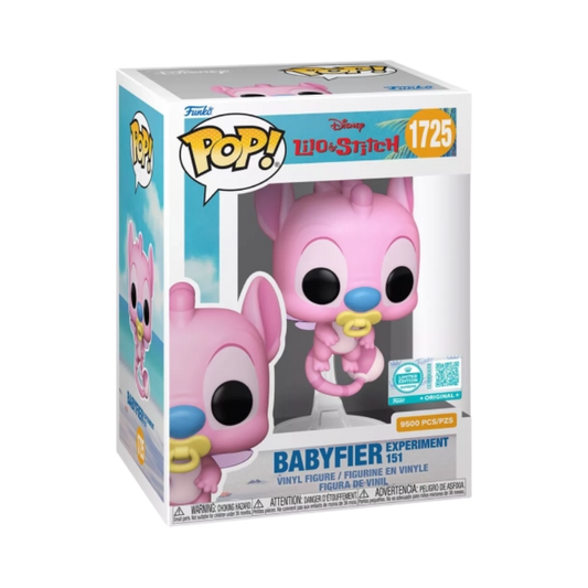 Babyfier Experiment 151 Funko Pop! #1725 Supreme Limited Edition 9500 Pcs Hot Topic Exclusive stock photo in-box from Lilo & Stitch