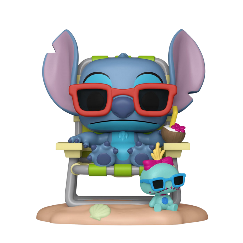Disney Lilo and Stitch Stitch with Sunlounger Entertainment Earth Exclusive Funko Pop Figure