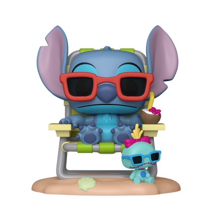 Disney Lilo and Stitch Stitch with Sunlounger Entertainment Earth Exclusive Funko Pop Figure
