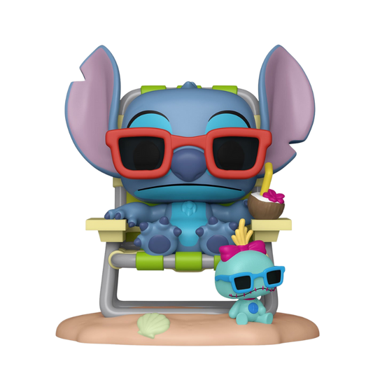 Disney Lilo and Stitch Stitch with Sunlounger Entertainment Earth Exclusive Funko Pop Figure