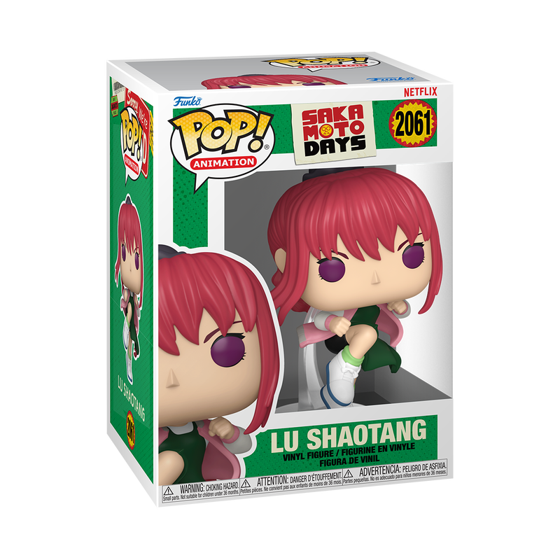 Funko Pop! Netflix Sakamoto Days Lu Shaotang #2061 Funko Pop box packaging front view