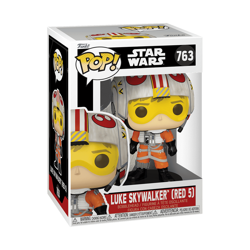 Luke Skywalker Red 5 Star Wars Funko Pop Packaging