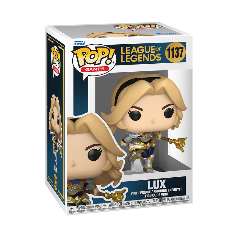 Funko Pop! League of Legends Lux #1137 Funko Pop box packaging front view