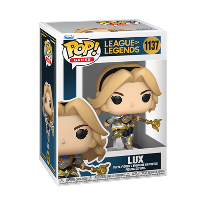 Funko Pop! League of Legends Lux #1137 Funko Pop box packaging front view