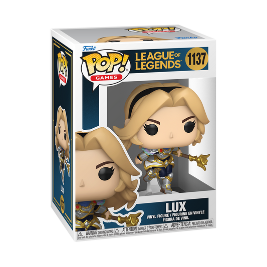 Funko Pop! League of Legends Lux #1137 Funko Pop box packaging front view