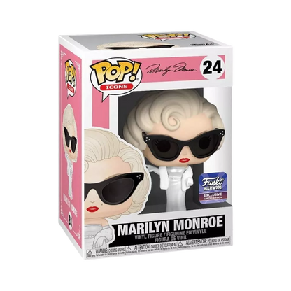 Marilyn Monroe Funko Pop! #24 Funko Hollywood Exclusive Limited Edition stock photo in-box Marilyn Monroe

