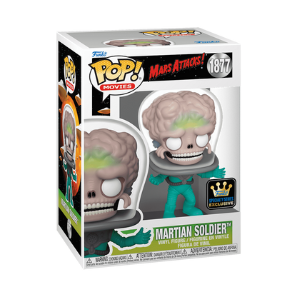 Mars Attacks Martian Soldier Funko Pop Packaging