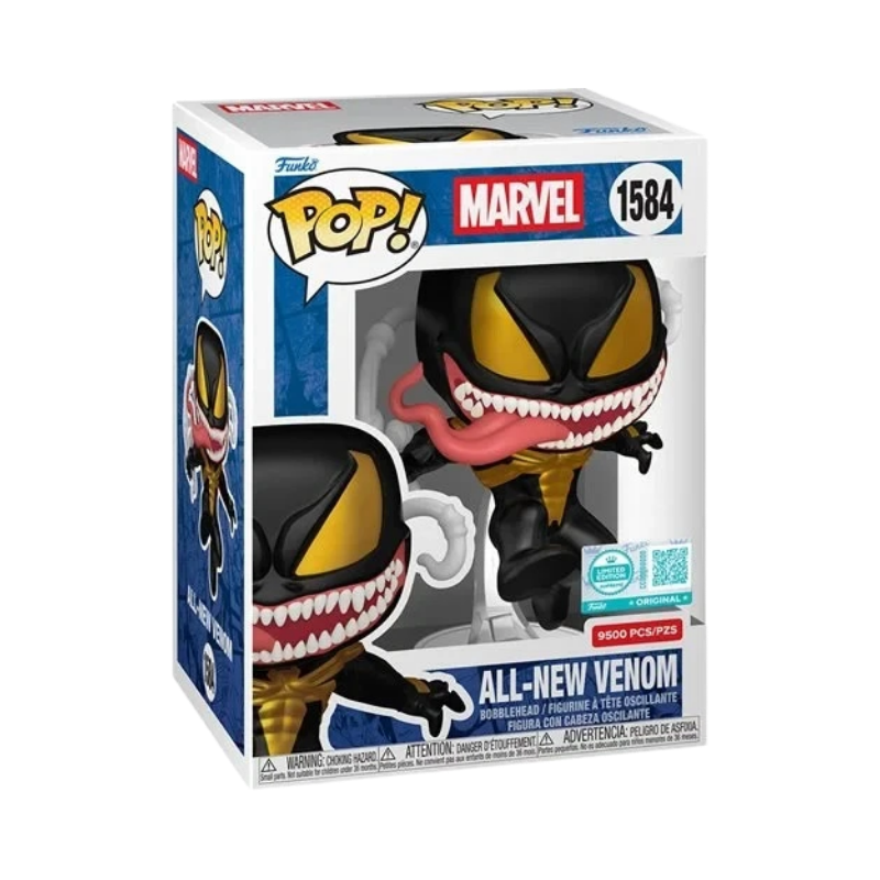 All-New Venom Funko Pop! #1584 Limited Edition stock photo in-box from Marvel