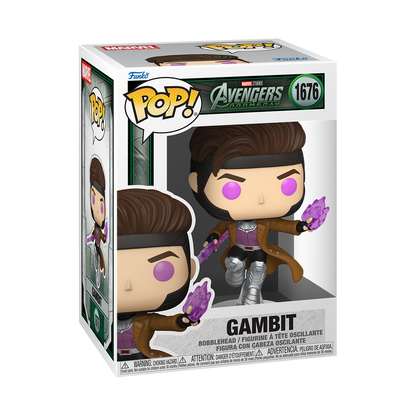 Gambit Funko Pop! #1676 stock photo in-box from Marvel Avengers Doomsday