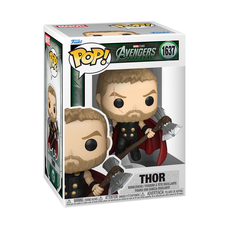 Thor Funko Pop! #1637 stock photo in-box from Marvel Avengers Doomsday