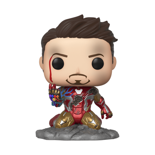 I Am Iron Man Funko Pop! #580 Glow PX Previews Exclusive stock photo out-of-box from Marvel Avengers Endgame
