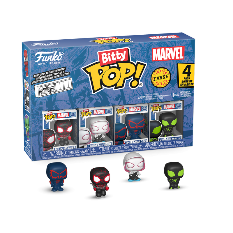Marvel Bitty Pop! 4-Pack Series 2 Funko Pop! stock photo out-of-box Marvel