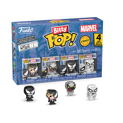 Marvel Bitty Pop! 4-Pack Series 3 Funko Pop! stock photo out-of-box Marvel