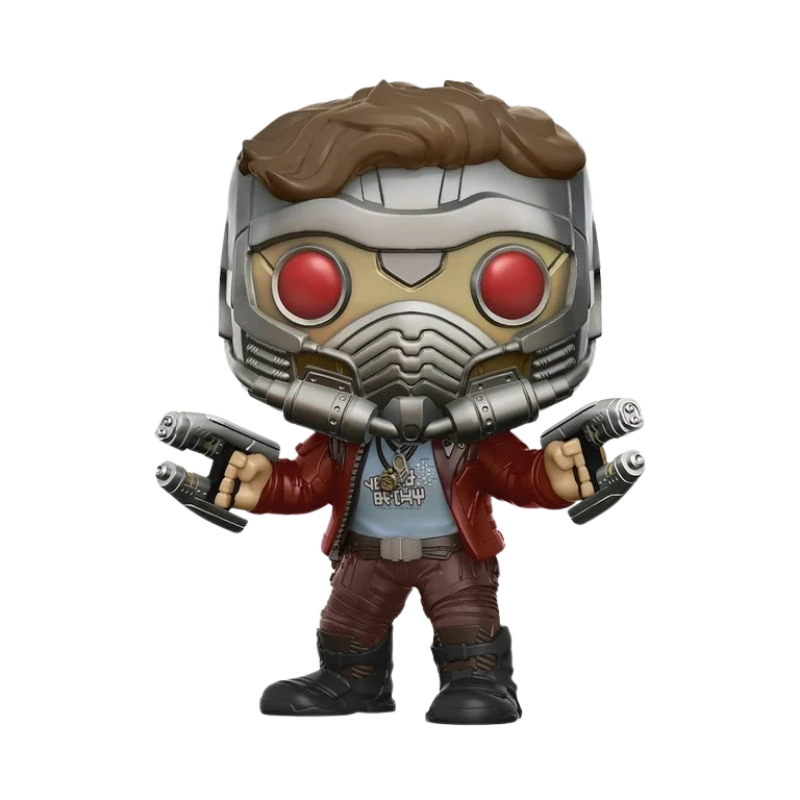 Marvel Guardians of the Galaxy Star-Lord Chase Funko Pop Figure Holding Quad Blasters