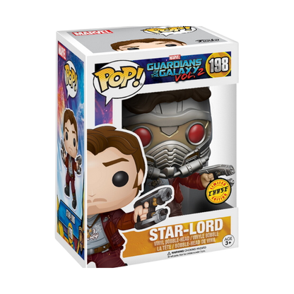 Marvel Guardians of the Galaxy Star-Lord Chase Funko Pop Packaging