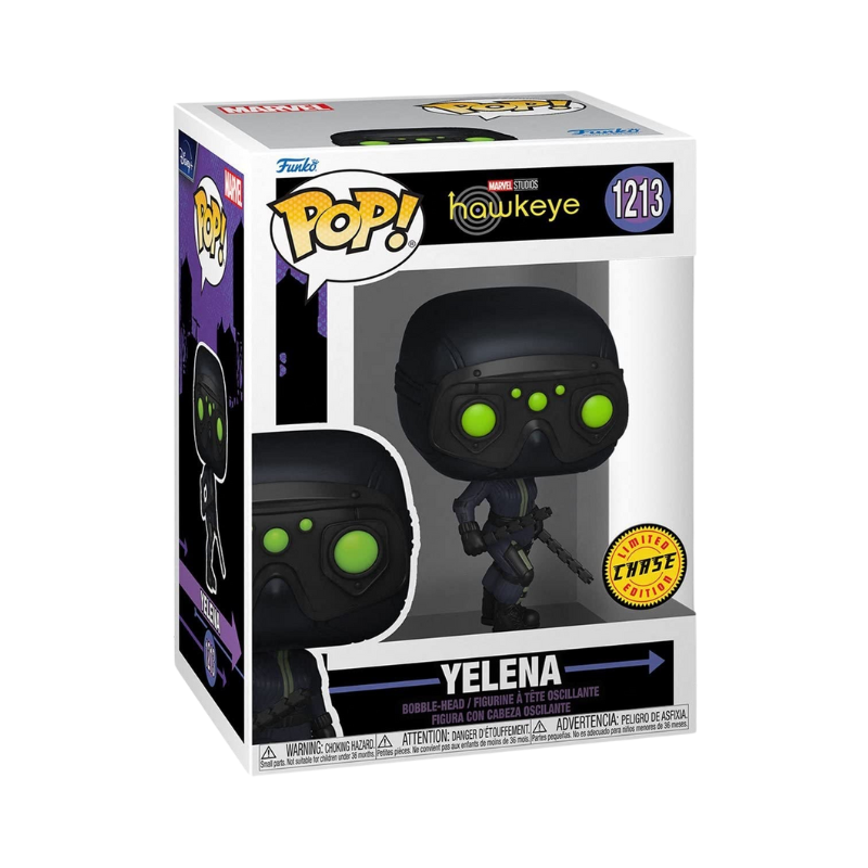 Marvel Hawkeye Yelena Chase Funko Pop Packaging