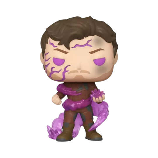 Star-Lord with Power Stone Funko Pop! #611 Glow Marvel Collector Corps Exclusive stock photo out-of-box from Marvel Infinity Saga