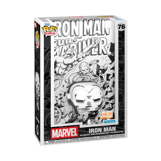 Iron Man Funko Pop! #76 Comic Cover Grail Limited Edition 750 Pcs stock photo in-box from Marvel