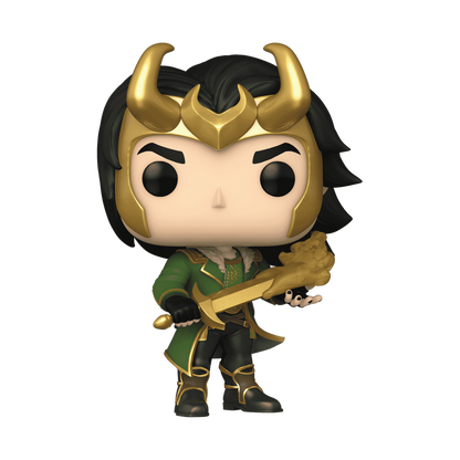 Marvel Loki Agent of Asgard Hot Topic Exclusive Funko Pop Figure Holding Sword