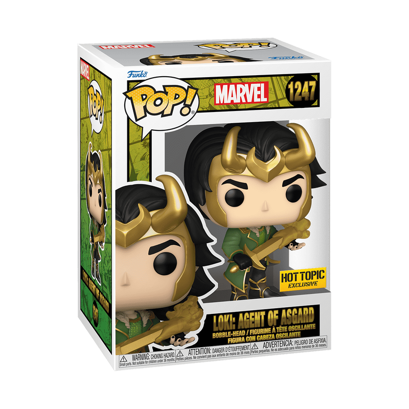Marvel Loki Agent of Asgard Hot Topic Exclusive Funko Pop Packaging
