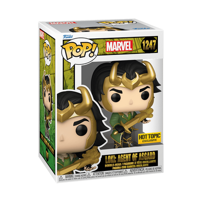 Marvel Loki Agent of Asgard Hot Topic Exclusive Funko Pop Packaging